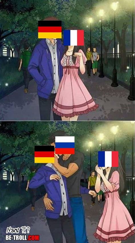 Germany X France Feat Russia Funny Country Memes History Memes