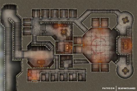 Free Arena Prison Of The Condemned 20x30 Battlemap Oc Battlemaps