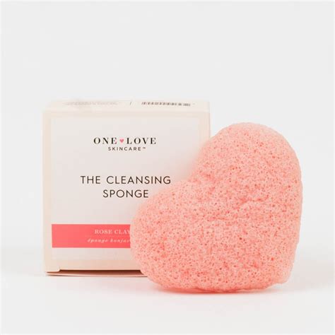 French Pink Clay Cleansing Sponge Sophie Uliano