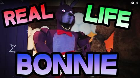 Real Life Bonnie Fnaf Bonnie Animatronic In Real Life Youtube