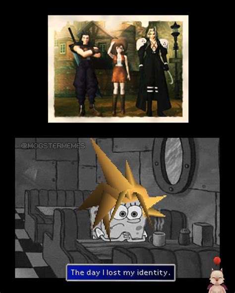 Lost My Identity Final Fantasy 7 Meme Final Fantasy Funny Final