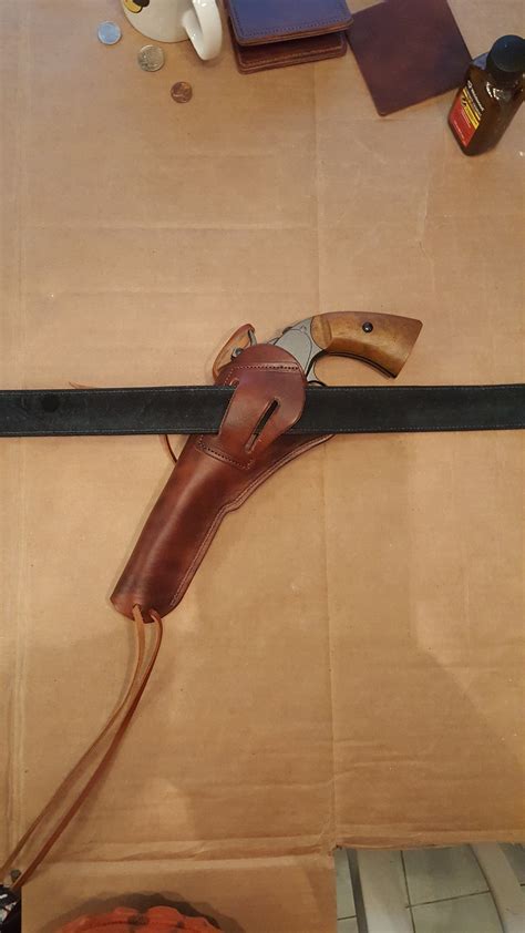 Western Gun Leather Holster Uberti Taylor Cimarron Smith And Etsy