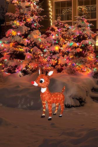 Click here to leave a comment and share your opinion and experience. Product Works Lighted Rudolph Outdoor Decor, 26-Inch Lawn ...
