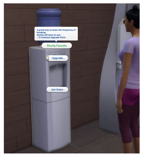 Mod The Sims Functional Aqua Pura Water Cooler By Menaceman44 • Sims 4