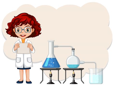 Female Scientist Cartoon