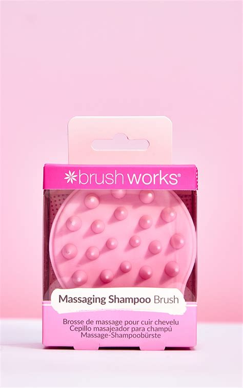 Brushworks Pink Scalp Massaging Brush Prettylittlething Ca