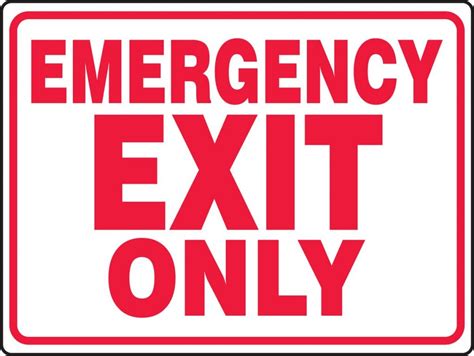 Free Emergency Exit Signs Download Free Clip Art Free Clip Art On