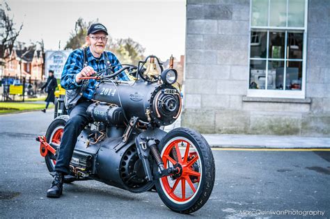 Black Pearl A Custom Motorcycle Powered By A Steam Engine