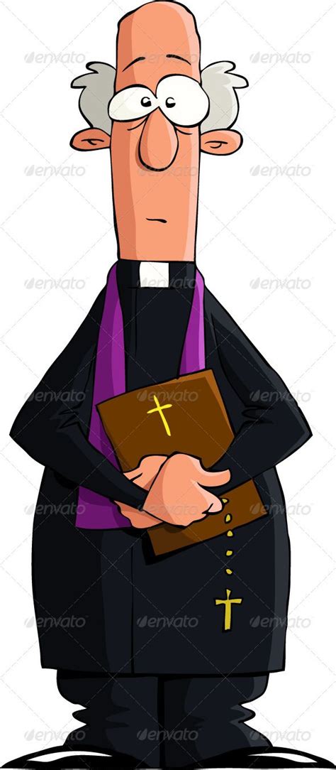 Catholic Priest Graphicriver Catholic Priest With Bible Isolated
