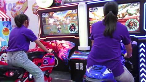 Double Motorcycle Arcade Racing Video Game Machine Youtube