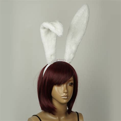 Mmgg Rabbit Ears Hairbands Accessories Headwear Ears Black White Custom