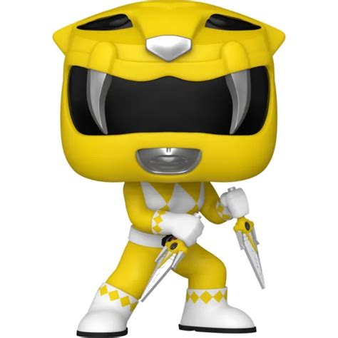 Mighty Morphin Power Rangers 30th Anniversary Yellow Ranger Funko Pop Vinyl Fig 11 99 Picclick