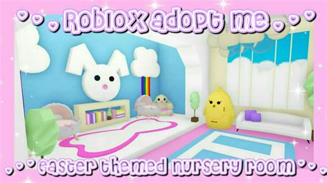 Roblox Adopt Me Easter Themed Nursery Room Nursery Room Ideas Adopt