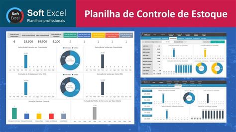 Planilha De Controle De Estoque Em Excel Microsoft Excel Kpi