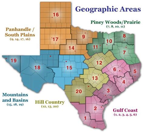 Texas Education Regions Map Texas Pinterest Maps