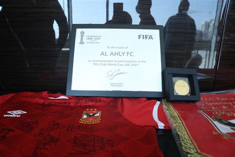 Fifa Awards Al Ahly A Certificate Of Authentication For Its Seventh