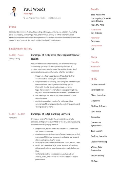 19 Paralegal Resume Examples And Guide Pdf 2023