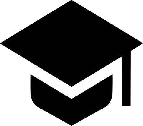 Graduation Cap Graduate Learning Learn College School Svg Png Icon Free