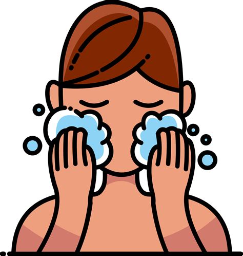 To Wash Face Clipart