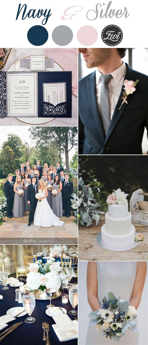 7 Classic Navy Blue Wedding Colors With Matching Wedding