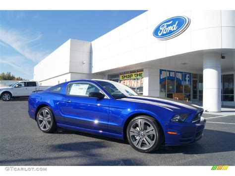 2013 Deep Impact Blue Metallic Ford Mustang V6 Coupe 72551364