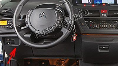 Information from the owner's manuals of 2004, 2008, 2009 and 2010 (uk) is used. Citroën C4 Picasso I (2006-2012)