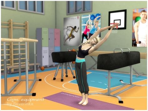 Gym Equipment Set By Severinka At Tsr Sims 4 Updates