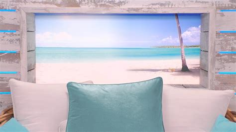 Islanders I Made A Beach Hut Zoom Background For Your Conference Calls