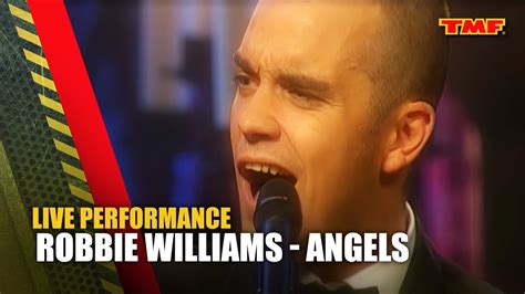 Robbie Williams Angels Live At The Tmf Caf Tmf Youtube