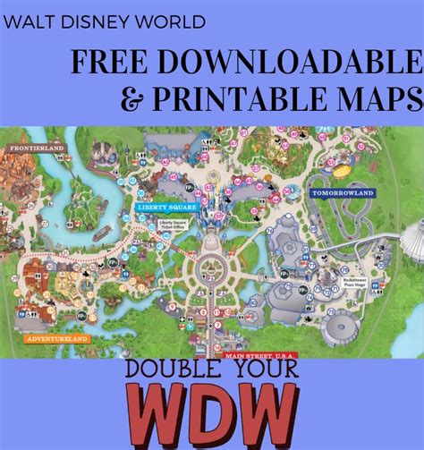 Free Printable Disney Maps