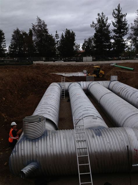 Projects Cmp Detention System Pacific Corrugated Pipe Company