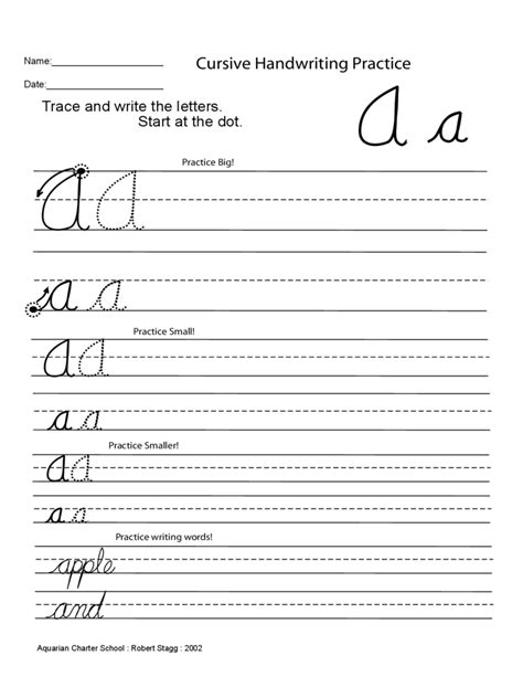 This video demonstrates and explains how to write every letter in the alphabet using the cursive style. Cursive Alphabet Chart - 3 Free Templates in PDF, Word ...