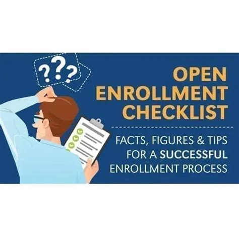 Infographic Open Enrollment Checklist Datapath Inc