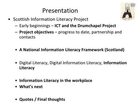 The Scottish Information Literacy Project