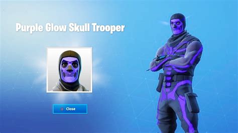 How To Unlock The Purple Glow Skull Trooper In Fortnite Youtube