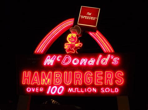 Vintage Mcdonalds Neon I Grew Up Near This Sign And Altho Flickr