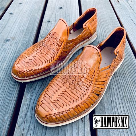 Mens Shoes Clothing Shoes And Accessories Mens Real Leather Mexican Huaraches Sandals Closed Toe