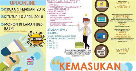 Applications, interviews, result and 'rayuan'. Permohonan UPU Lepasan SPM Telah Dibuka - syahrulasriomar
