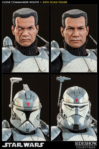 Star Wars Clone Commander Wolffe Sixth Scale Figure By Sides Sideshow