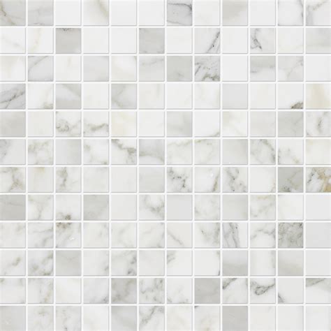 Calacatta 1×1 Mosaic Intrepid Marble And Granite