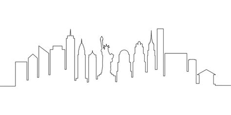 Nyc Skyline Line Drawing Bilder Durchsuchen 2056 Archivfotos