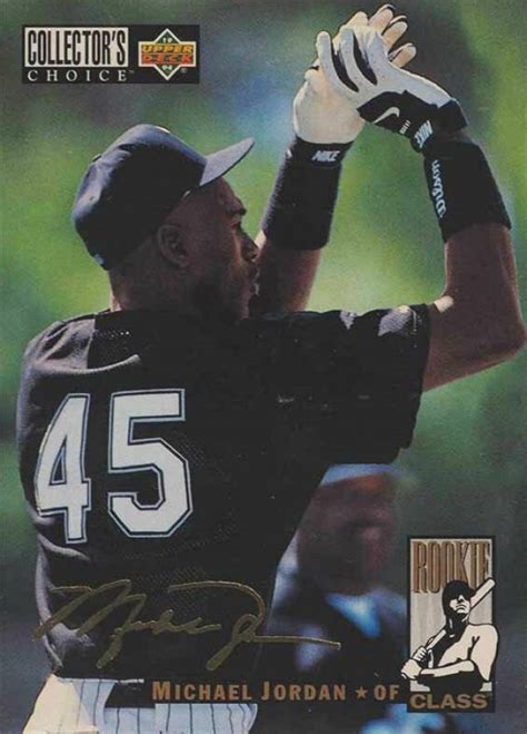I grade this card nrmt or better, decent centering, no creases or stains but check the scans and you be the judge for yourself as this will be the one that you will receive. Michael Jordan White Sox Baseball Card Value - Baseball Poster