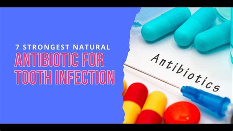 7 Strongest Natural Antibiotic For Tooth Infection Youtube