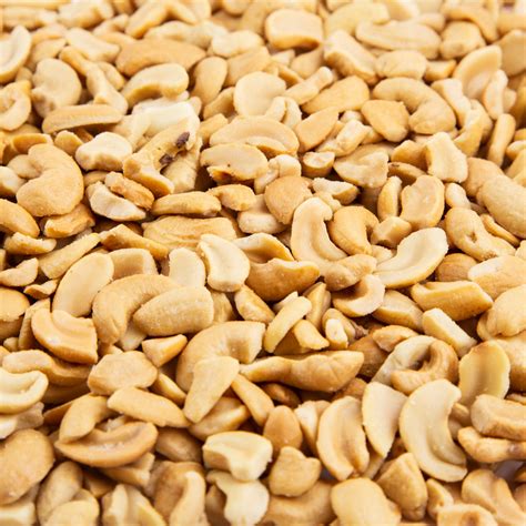 Cashew Pieces Roasted And Salted 16 Oz Bag Krema Nut Company