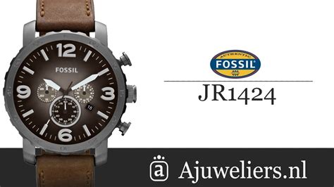 Daily deals · returns made easy · huge selection · under $10 Fossil JR1424 Horloge Nate heren ** Ajuweliers.nl - YouTube