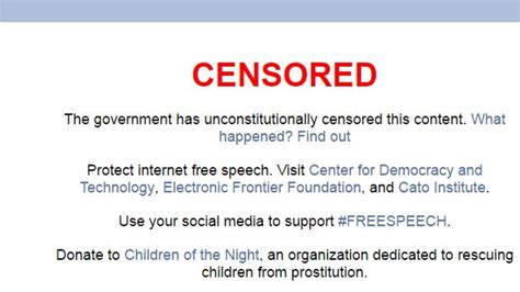 Backpage Pulls Adult Ads Blames Censorship After Report On Sex Trafficking Prostitution