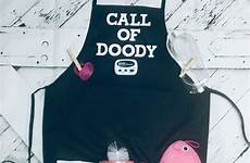 apron baby shower daddy funny diaper doody choose board gift
