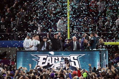 The Eagles won the Super Bowl. The Eagles. Won. The. Super Bowl.