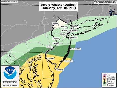 Nj Weather Severe Thunderstorm Watch Issued In 4 Counties With