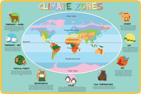 Climate Zones On Earth Leslyknoerangel